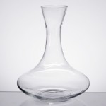 Acopa 76 oz. Customizable Flat Top Glass Wine Decanter Acopa 76 oz. Customizable Flat Top Glass Wine Decanter