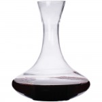 Acopa 76 oz. Customizable Flat Top Glass Wine Decanter Acopa 76 oz. Customizable Flat Top Glass Wine Decanter