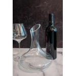 Acopa 76 oz. Customizable Flat Top Glass Wine Decanter Acopa 76 oz. Customizable Flat Top Glass Wine Decanter