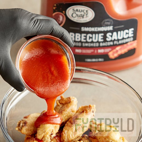 Sauce Craft Applewood Smoked Bacon BBQ Sauce 1 Gallon - 2/Case