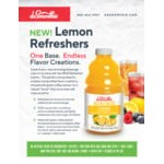 Dr. Smoothie Refreshers Lemon Refresher Beverage 1:1 Concentrate 46 fl. oz. - 6/Case Dr. Smoothie Refreshers Lemon Refresher Beverage 1:1 Concentrate 46 fl. oz. - 6/Case
