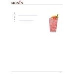 Monin Sugar-Free Sweetener Syrup 1 Liter - 4/Case