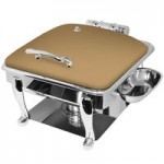 Eastern Tabletop Crown 8 Qt. Induction / Traditional Chafer with Pillard Stand and Cover 3935PL