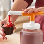 Choice 0.5 Oz. Maxi / Pelican Condiment Pump with 4