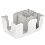American Metalcraft BARS7 Stainless Steel Satin Finish Bar / Coffee Caddy American Metalcraft BARS7 Stainless Steel Satin Finish Bar / Coffee Caddy