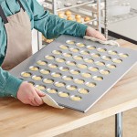 Baker's Lane 48 Cup 1.1 oz. Glazed Aluminized Steel Mini Muffin / Cupcake Pan - 18 Baker's Lane 48 Cup 1.1 oz. Glazed Aluminized Steel Mini Muffin / Cupcake Pan - 18
