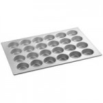 Baker's Lane 48 Cup 1.1 oz. Glazed Aluminized Steel Mini Muffin / Cupcake Pan - 18 Baker's Lane 48 Cup 1.1 oz. Glazed Aluminized Steel Mini Muffin / Cupcake Pan - 18