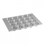 Baker's Lane 48 Cup 1.1 oz. Glazed Aluminized Steel Mini Muffin / Cupcake Pan - 18 Baker's Lane 48 Cup 1.1 oz. Glazed Aluminized Steel Mini Muffin / Cupcake Pan - 18