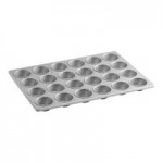 Baker's Lane 48 Cup 1.1 oz. Glazed Aluminized Steel Mini Muffin / Cupcake Pan - 18 Baker's Lane 48 Cup 1.1 oz. Glazed Aluminized Steel Mini Muffin / Cupcake Pan - 18