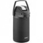 Acopa 3.5 Liter Stainless Steel Lined Matte Black Airpot with Metal Lever