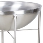 Vollrath 79818 Stainless Steel Mobile Mixing Bowl Stand with 80 Qt. Mixing Bowl