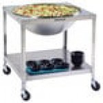 Vollrath 79818 Stainless Steel Mobile Mixing Bowl Stand with 80 Qt. Mixing Bowl