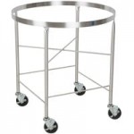 Vollrath 79818 Stainless Steel Mobile Mixing Bowl Stand with 80 Qt. Mixing Bowl