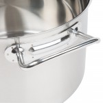 Vollrath 47743 Intrigue 7 Qt. Stainless Steel Sauce Pan with Aluminum-Clad Bottom