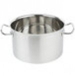 Vollrath 47743 Intrigue 7 Qt. Stainless Steel Sauce Pan with Aluminum-Clad Bottom