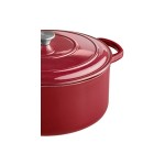 Valor 9.5 Qt. Merlot Enameled Cast Iron Dutch Oven Valor 9.5 Qt. Merlot Enameled Cast Iron Dutch Oven