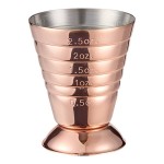 Barfly® M37069CP 2.5 oz. Copper-Plated Stainless Steel Measuring Jigger Barfly® M37069CP 2.5 oz. Copper-Plated Stainless Steel Measuring Jigger