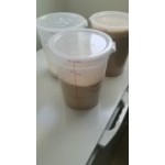 Cambro 1 Qt. Translucent Round Polypropylene Food Storage Container and Lid - 3/Pack Cambro 1 Qt. Translucent Round Polypropylene Food Storage Container and Lid - 3/Pack