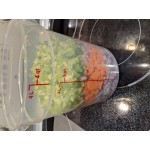 Cambro 1 Qt. Translucent Round Polypropylene Food Storage Container and Lid - 3/Pack Cambro 1 Qt. Translucent Round Polypropylene Food Storage Container and Lid - 3/Pack