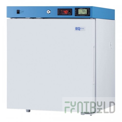 Summit Appliance ACR161W EQTemp ACR Series 1.58 Cu. Ft. White / Blue Compact Reach-In Medical Refrigerator - 115V