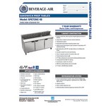 Beverage-Air SPE72HC-18 Elite Series 72