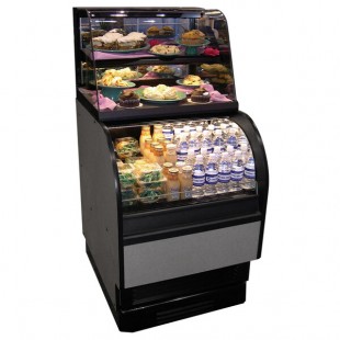 Structural Concepts Oasis COU2757R Refrigerated Dual Service Merchandiser Case 28