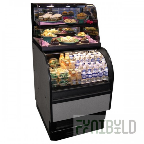 Structural Concepts Oasis COU2757R Refrigerated Dual Service Merchandiser Case 28