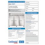 Continental Refrigerator 3RENSAPT 86