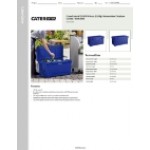 CaterGator CG100NV Navy 110 Qt. Rotomolded Outdoor Cooler / Ice Chest