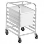 Channel PBA415 15 Box Mobile Aluminum Food Box Rack Channel PBA415 15 Box Mobile Aluminum Food Box Rack