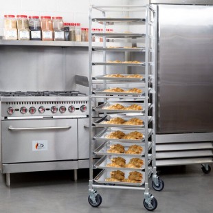 Regency 12 Pan End Load Bun / Sheet Pan Rack - Assembled
