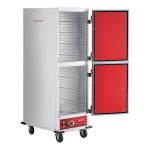 Avantco HTI-1836DS Full Size Insulated Heated Holding Cabinet with Solid Dutch Doors - 120V