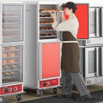 Avantco HTI-1836DS Full Size Insulated Heated Holding Cabinet with Solid Dutch Doors - 120V