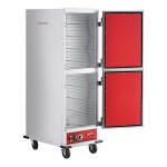 Avantco HTI-1836DS Full Size Insulated Heated Holding Cabinet with Solid Dutch Doors - 120V