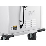 Avantco HTI-1836DS Full Size Insulated Heated Holding Cabinet with Solid Dutch Doors - 120V