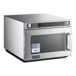 Amana HDC182 Heavy Duty Stainless Steel Commercial Microwave with Push Button Controls - 208/240V, 1800W Amana HDC182 Heavy Duty Stainless Steel Commercial Microwave with Push Button Controls - 208/240V, 1800W