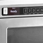 Amana HDC182 Heavy Duty Stainless Steel Commercial Microwave with Push Button Controls - 208/240V, 1800W Amana HDC182 Heavy Duty Stainless Steel Commercial Microwave with Push Button Controls - 208/240V, 1800W