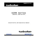 Moffat E28M4/2 Turbofan Double Deck Full Size Electric Convection Oven with Mechanical Thermostat and Stainless Steel Stand - 208V, 1 Phase, 10.8 kW