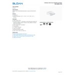 Sloan 3873073 Vitreous China Wall Mounted Backsplash Lavatory with SloanTec Glaze