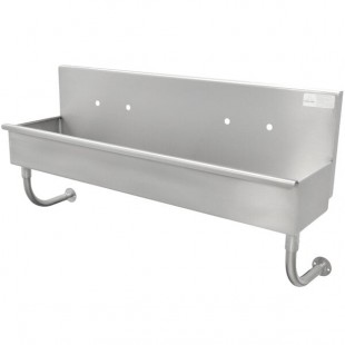 Advance Tabco 19-18-80 16-Gauge Multi-Station Hand Sink with 8 Advance Tabco 19-18-80 16-Gauge Multi-Station Hand Sink with 8