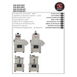 Sammic KE-5V Variable-Speed 5.5 Qt. Stainless Steel Batch Bowl Food Processor - 3 hp Sammic KE-5V Variable-Speed 5.5 Qt. Stainless Steel Batch Bowl Food Processor - 3 hp