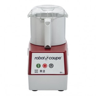 Robot Coupe R2B 3 Qt. / 3 Liter Gray Batch Bowl Food Processor - 1 hp Robot Coupe R2B 3 Qt. / 3 Liter Gray Batch Bowl Food Processor - 1 hp