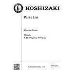 Hoshizaki F-801MWJ-C Slim Line Series 22 Hoshizaki F-801MWJ-C Slim Line Series 22