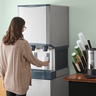 Scotsman HID540WX-1A Meridian® Water-Cooled Countertop Nugget Ice Machine and Water Dispenser with Hands-Free Dispensing - 40 lb. Bin Capacity Scotsman HID540WX-1A Meridian® Water-Cooled Countertop Nugget Ice Machine and Water Dispenser with Hands-Free Dispensing - 40 lb. Bin Capacity