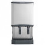 Scotsman HID540WX-1A Meridian® Water-Cooled Countertop Nugget Ice Machine and Water Dispenser with Hands-Free Dispensing - 40 lb. Bin Capacity