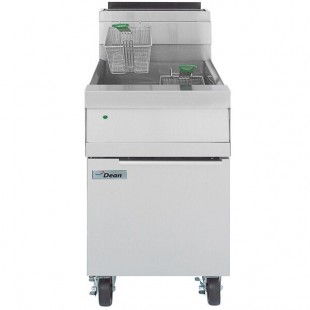 Dean by Frymaster D160G Natural Gas Decathlon Gas Floor Fryer with 75 lb. Frypot and Thermatron Controls - 128,000 BTU Dean by Frymaster D160G Natural Gas Decathlon Gas Floor Fryer with 75 lb. Frypot and Thermatron Controls - 128,000 BTU