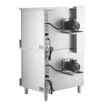 Cooking Performance Group FGC-200-NK Double Deck Standard Depth Full Size Natural Gas Convection Oven with Legs - 108,000 BTU Cooking Performance Group FGC-200-NK Double Deck Standard Depth Full Size Natural Gas Convection Oven with Legs - 108,000 BTU