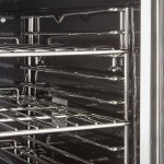 Cooking Performance Group FGC-200-NK Double Deck Standard Depth Full Size Natural Gas Convection Oven with Legs - 108,000 BTU Cooking Performance Group FGC-200-NK Double Deck Standard Depth Full Size Natural Gas Convection Oven with Legs - 108,000 BTU