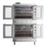 Cooking Performance Group FGC-200-NK Double Deck Standard Depth Full Size Natural Gas Convection Oven with Legs - 108,000 BTU Cooking Performance Group FGC-200-NK Double Deck Standard Depth Full Size Natural Gas Convection Oven with Legs - 108,000 BTU