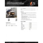 Cooking Performance Group FGC-200-NK Double Deck Standard Depth Full Size Natural Gas Convection Oven with Legs - 108,000 BTU Cooking Performance Group FGC-200-NK Double Deck Standard Depth Full Size Natural Gas Convection Oven with Legs - 108,000 BTU